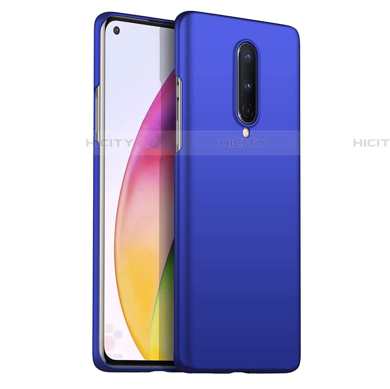 Custodia Plastica Rigida Cover Opaca P02 per OnePlus 8 Blu