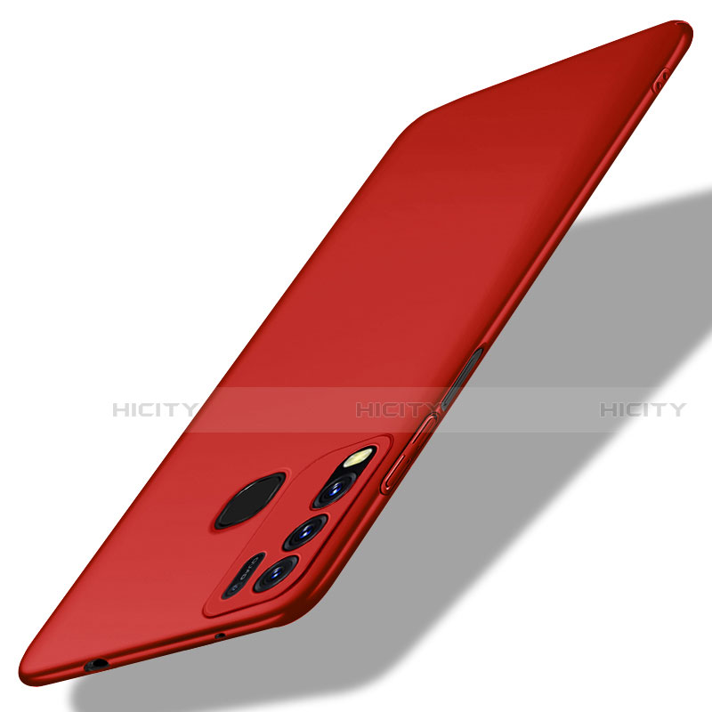 Custodia Plastica Rigida Cover Opaca P02 per Vivo Y50 Rosso