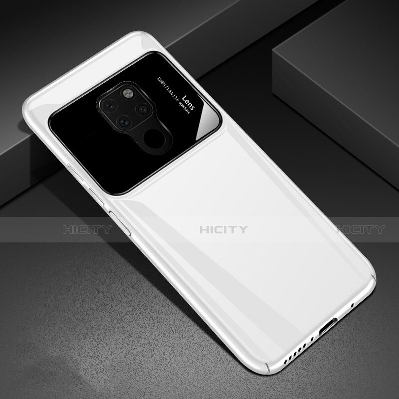 Custodia Plastica Rigida Cover Opaca P03 per Huawei Mate 20 X 5G Bianco