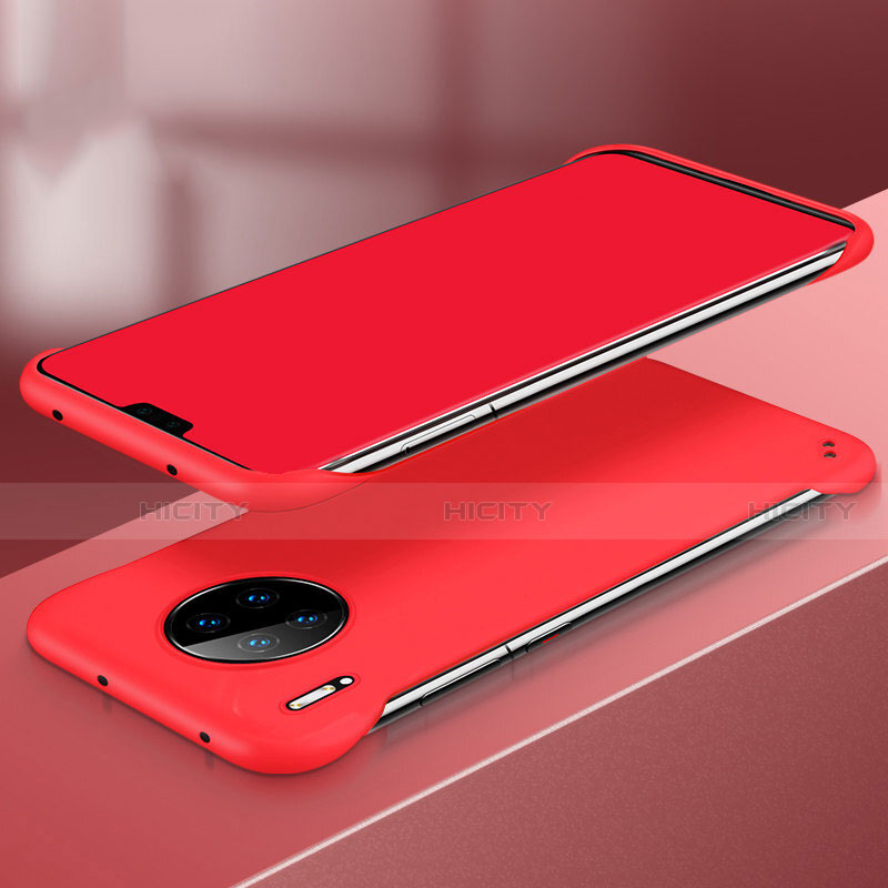 Custodia Plastica Rigida Cover Opaca P03 per Huawei Mate 30 5G Rosso