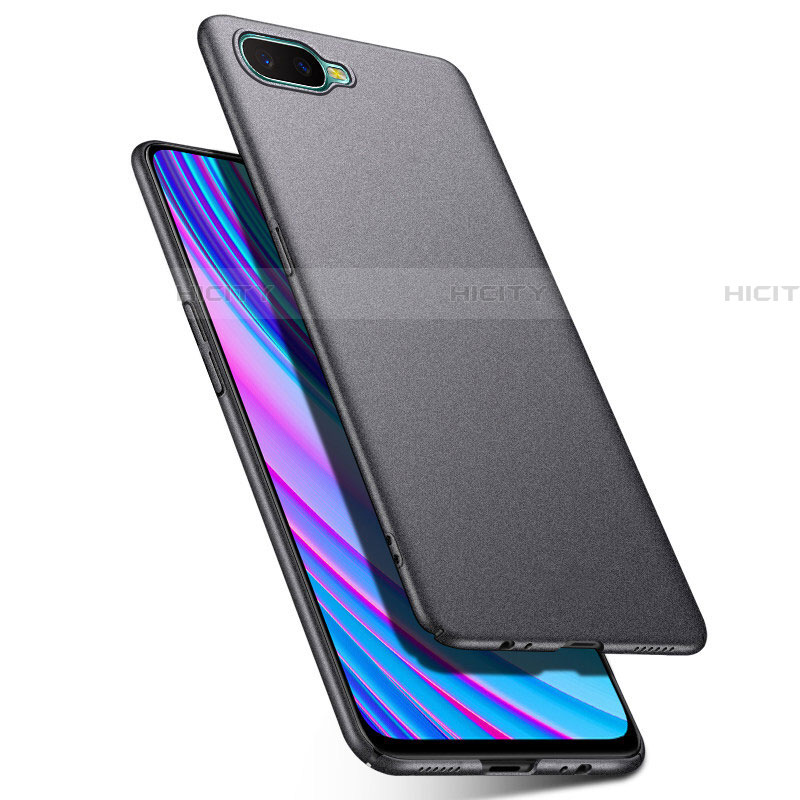 Custodia Plastica Rigida Cover Opaca P03 per Oppo RX17 Neo Grigio