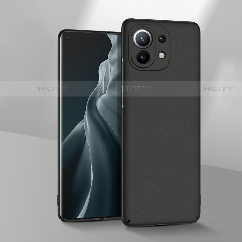 Custodia Plastica Rigida Cover Opaca P03 per Xiaomi Mi 11 Lite 4G Nero