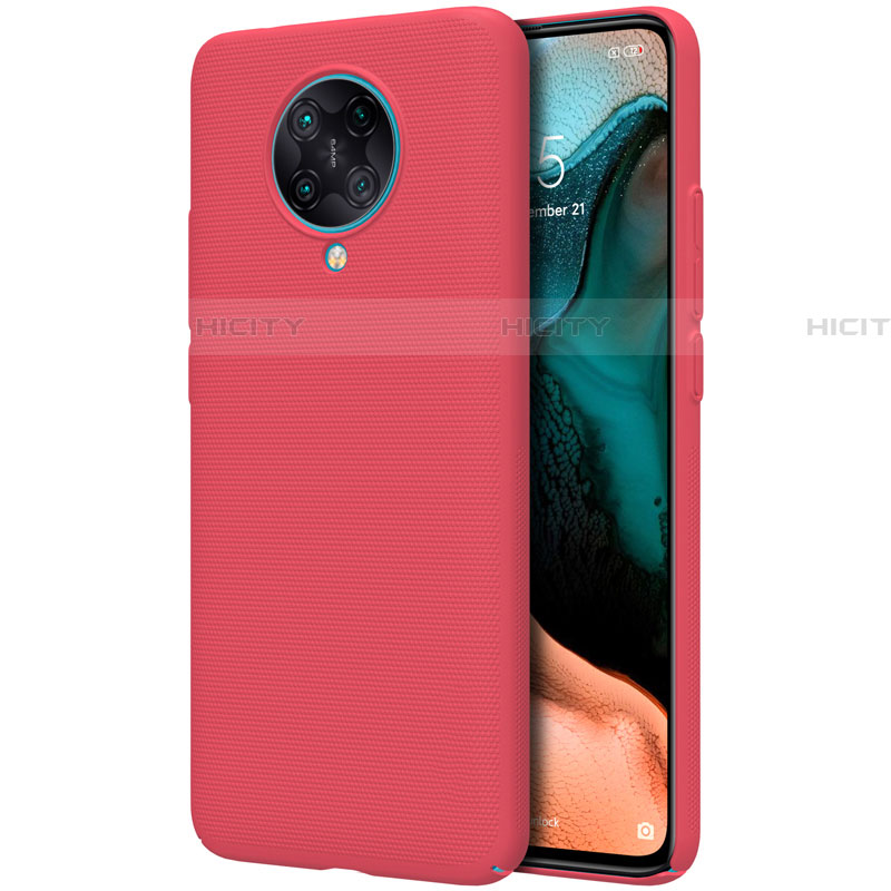 Custodia Plastica Rigida Cover Opaca P03 per Xiaomi Poco F2 Pro Rosso