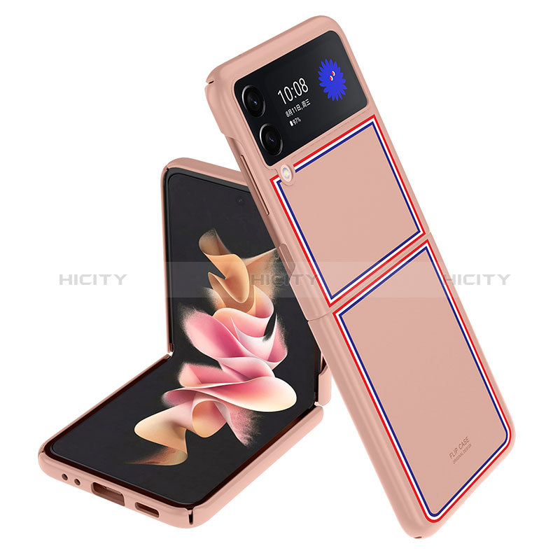 Custodia Plastica Rigida Cover Opaca P05 per Samsung Galaxy Z Flip3 5G Rosa