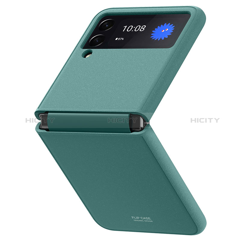 Custodia Plastica Rigida Cover Opaca P07 per Samsung Galaxy Z Flip3 5G Verde