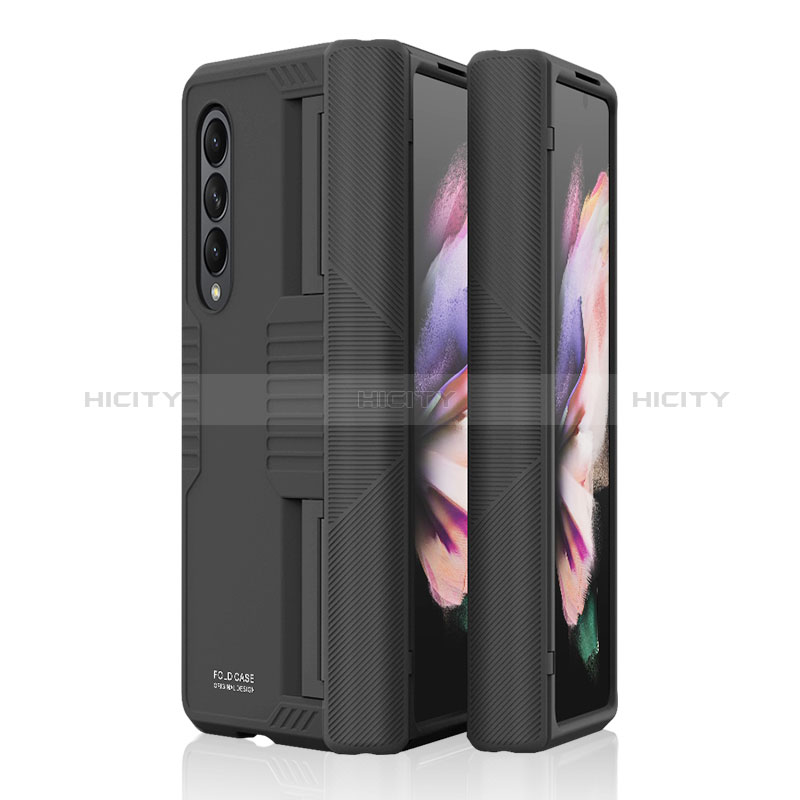 Custodia Plastica Rigida Cover Opaca P09 per Samsung Galaxy Z Fold3 5G Nero