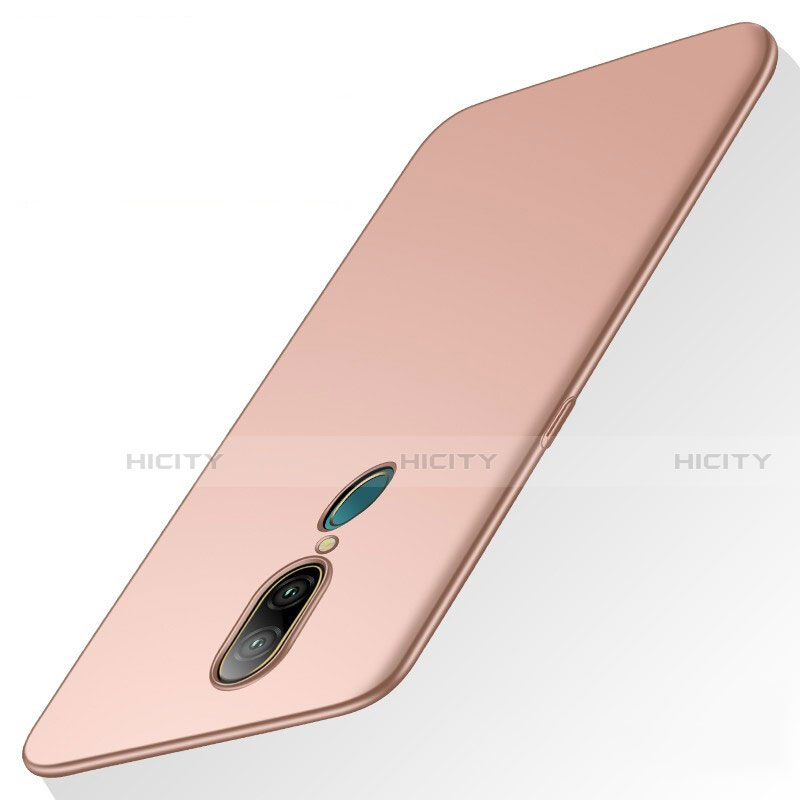 Custodia Plastica Rigida Cover Opaca per Oppo A9 Oro Rosa