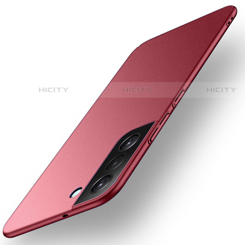 Custodia Plastica Rigida Cover Opaca per Samsung Galaxy S21 5G Rosso