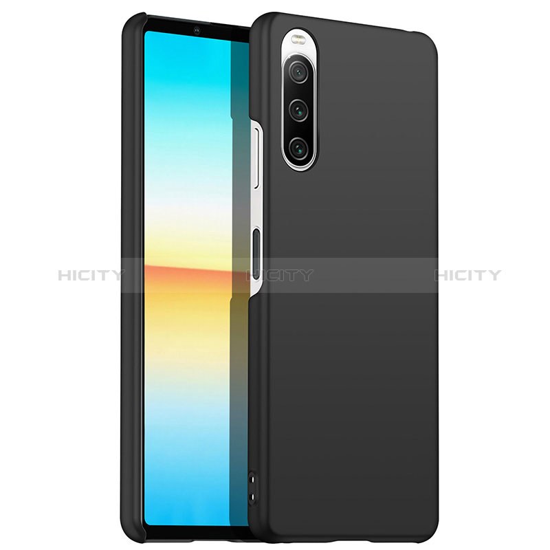 Custodia Plastica Rigida Cover Opaca per Sony Xperia 10 III Nero