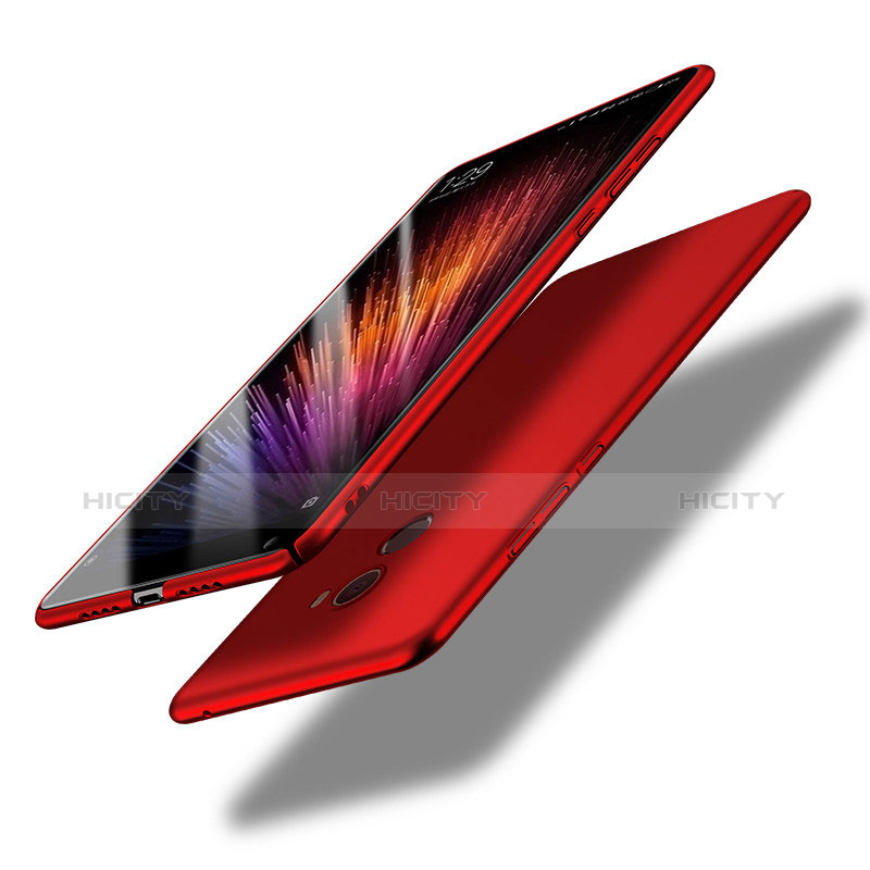 Custodia Plastica Rigida Cover Opaca Q01 per Xiaomi Mi Mix 2 Rosso