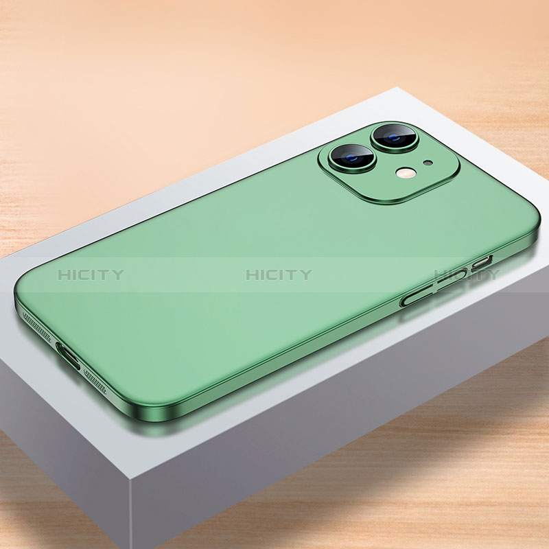 Custodia Plastica Rigida Cover Opaca QC1 per Apple iPhone 12 Mini Verde