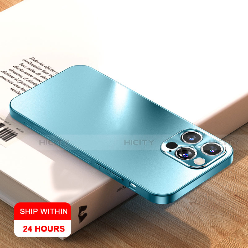 Custodia Plastica Rigida Cover Opaca R01 per Apple iPhone 15 Pro Ciano