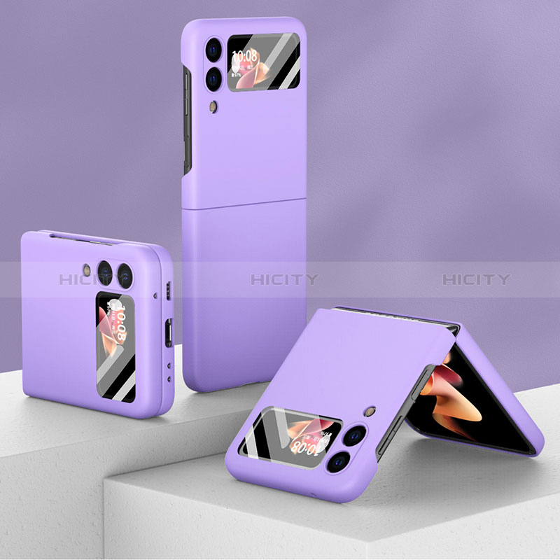 Custodia Plastica Rigida Cover Opaca R01 per Samsung Galaxy Z Flip3 5G Viola