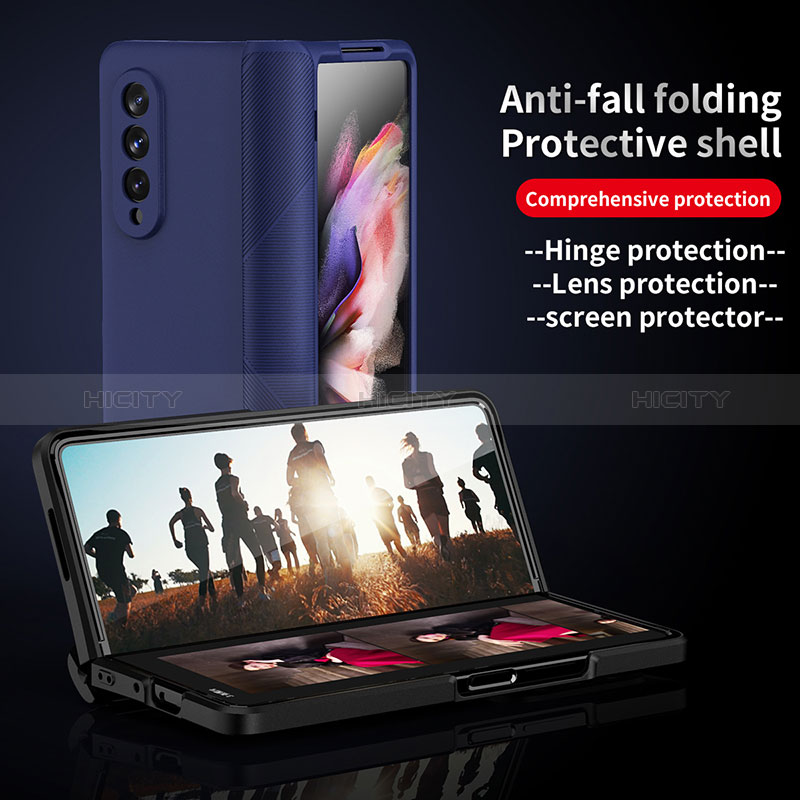 Custodia Plastica Rigida Cover Opaca R01 per Samsung Galaxy Z Fold3 5G