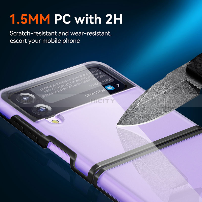 Custodia Plastica Rigida Cover Opaca R02 per Samsung Galaxy Z Flip3 5G
