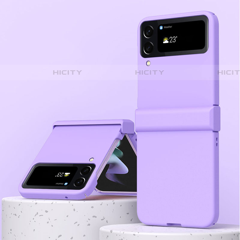 Custodia Plastica Rigida Cover Opaca R04 per Samsung Galaxy Z Flip4 5G Viola