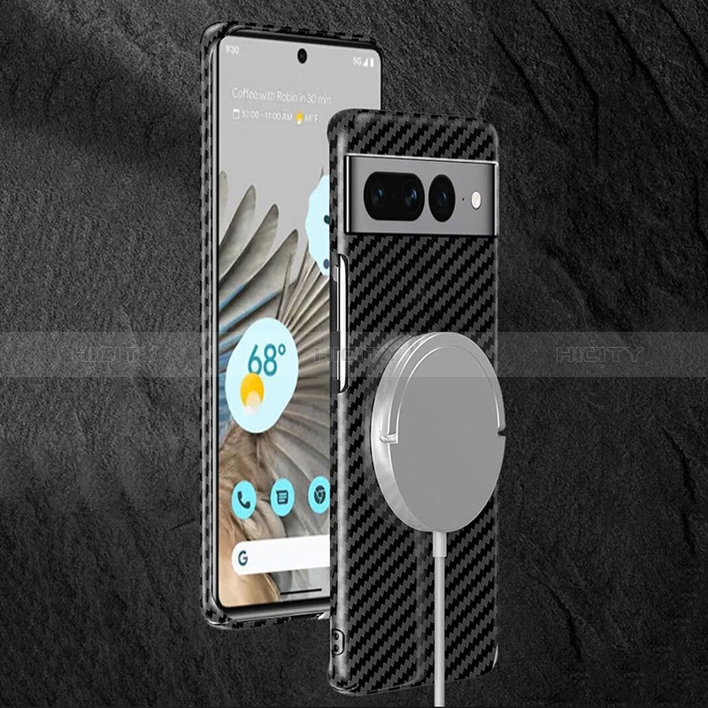 Custodia Plastica Rigida Cover Opaca Spigato con Mag-Safe Magnetic per Google Pixel 7 Pro 5G