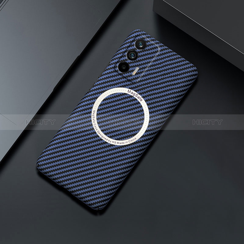 Custodia Plastica Rigida Cover Opaca Spigato con Mag-Safe Magnetic per Realme GT Neo 5G