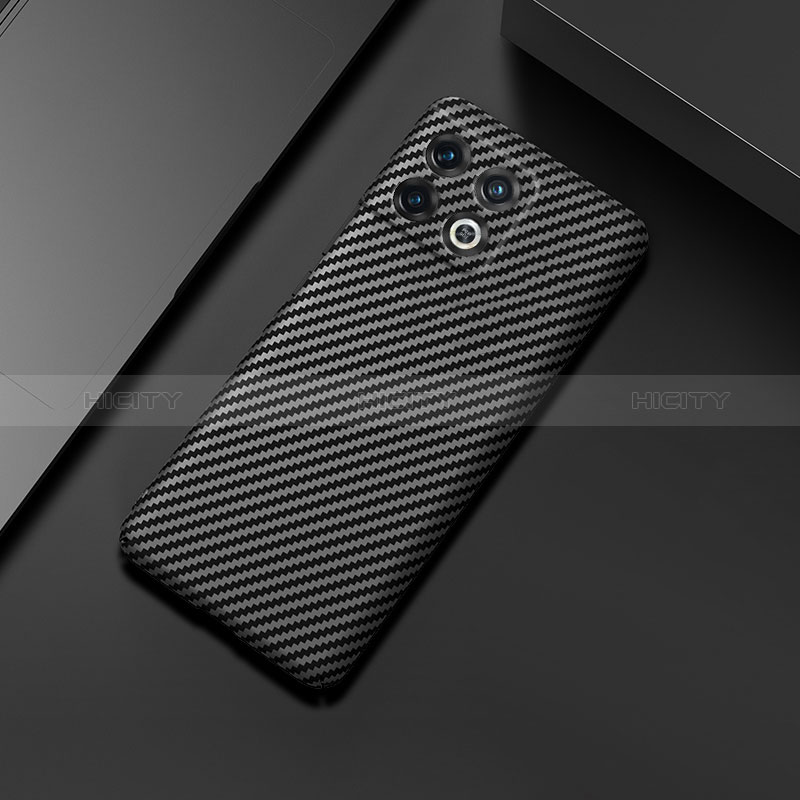 Custodia Plastica Rigida Cover Opaca Spigato per OnePlus 10 Pro 5G Nero