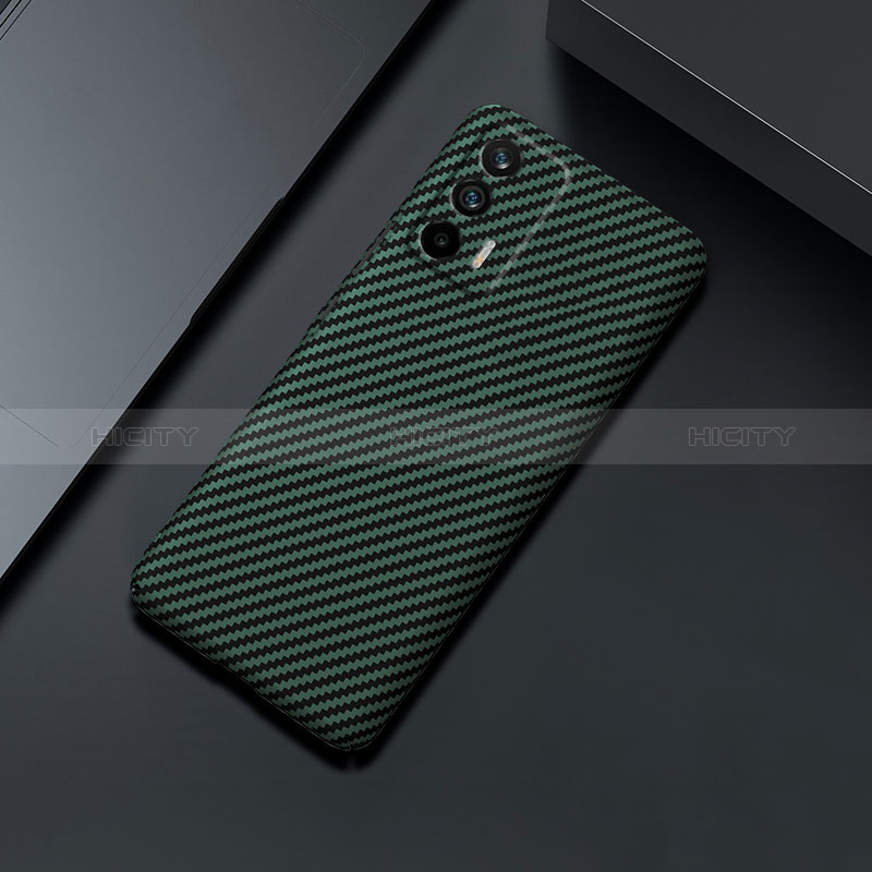 Custodia Plastica Rigida Cover Opaca Spigato per Realme GT 5G