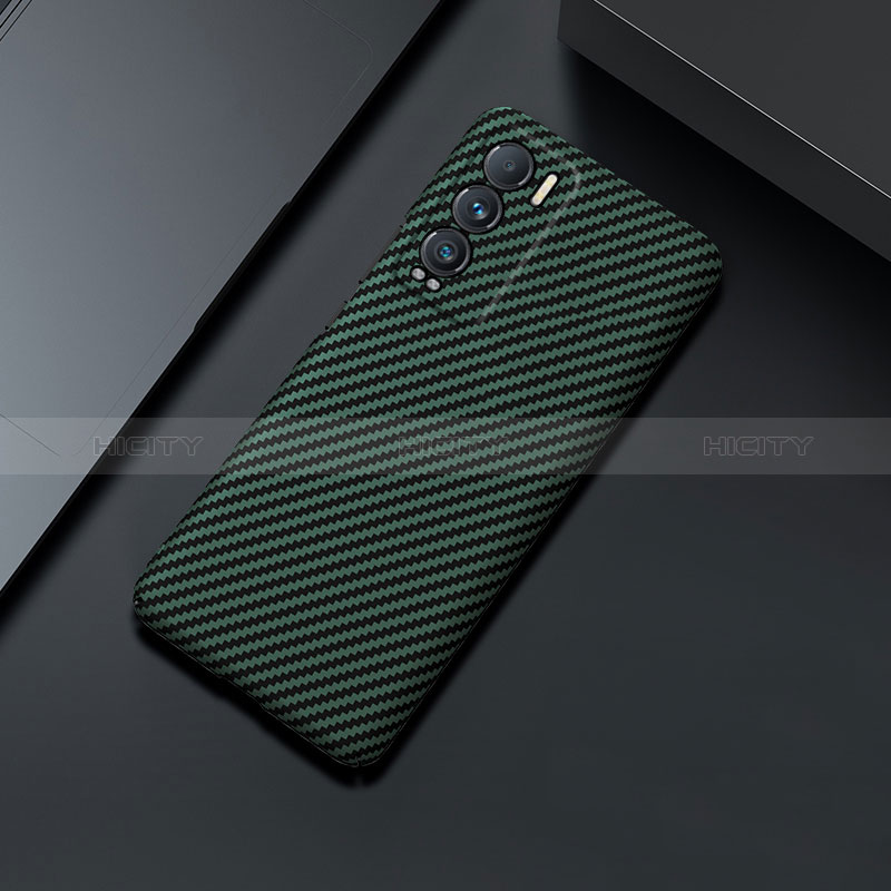 Custodia Plastica Rigida Cover Opaca Spigato per Realme GT Master Explorer 5G Verde