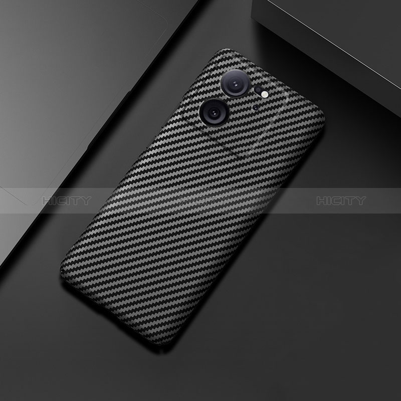 Custodia Plastica Rigida Cover Opaca Spigato per Xiaomi Mi 13T 5G Nero