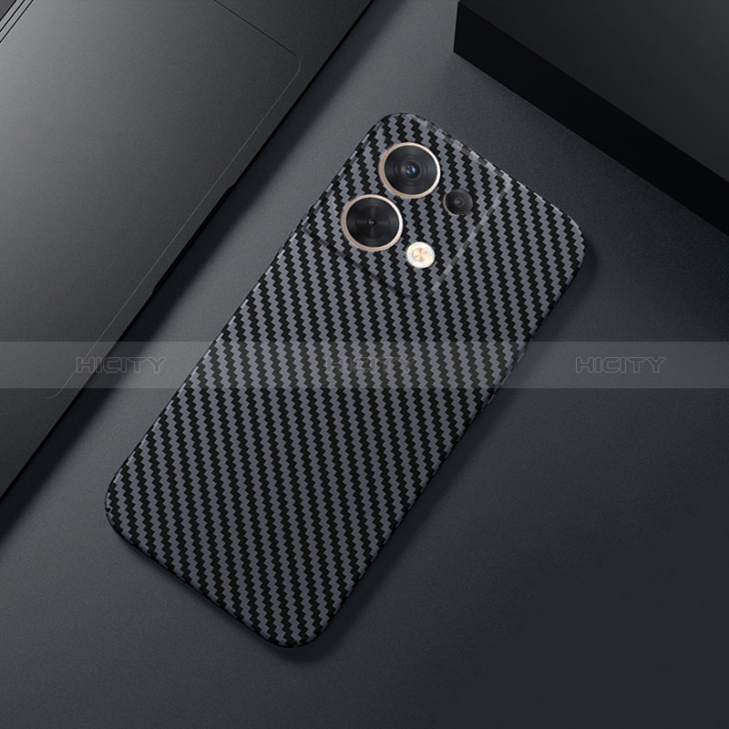 Custodia Plastica Rigida Cover Opaca Spigato per Xiaomi Redmi Note 13 5G Nero