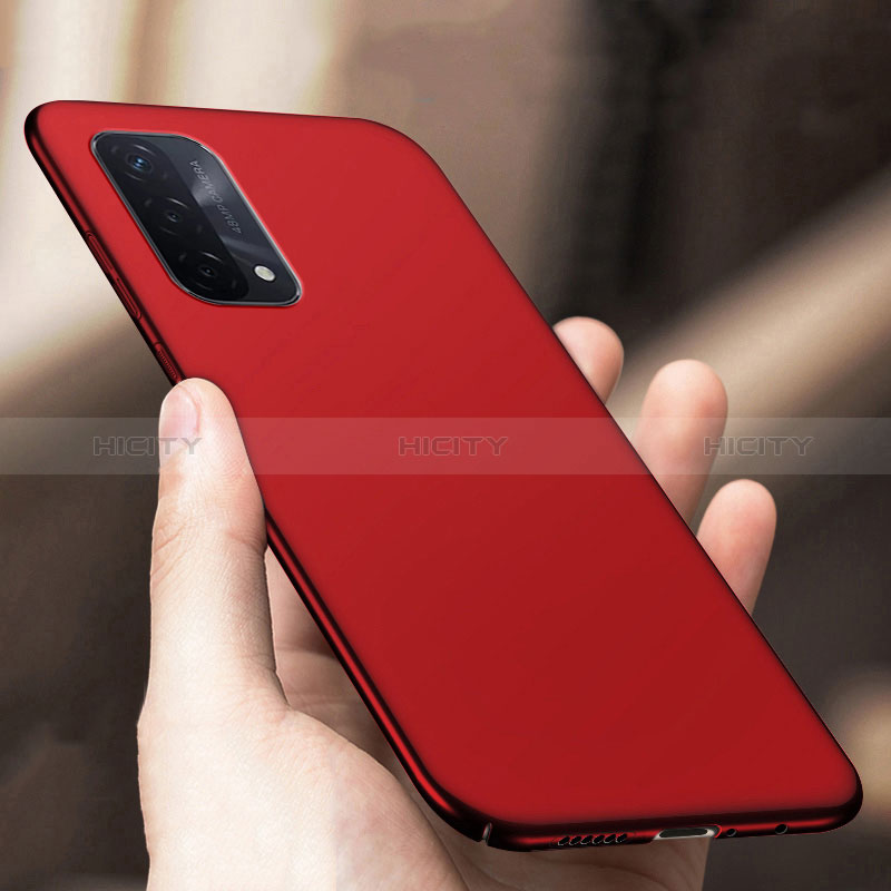 Custodia Plastica Rigida Cover Opaca YK1 per Oppo A54 5G Rosso