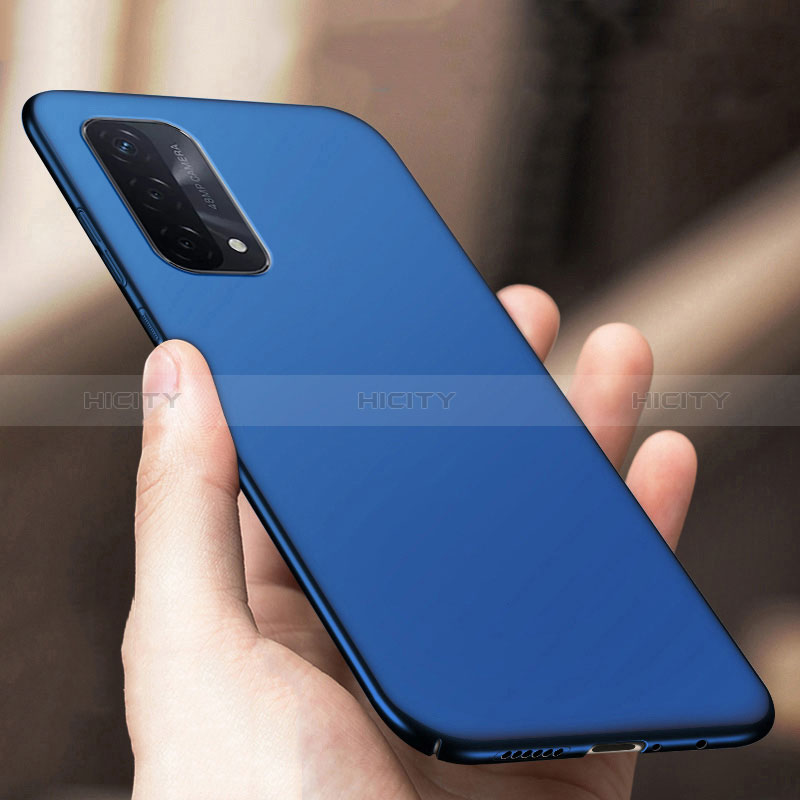 Custodia Plastica Rigida Cover Opaca YK1 per Oppo A74 5G Blu