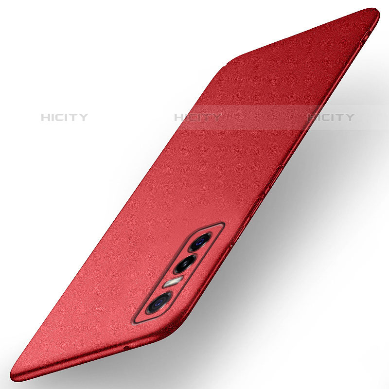 Custodia Plastica Rigida Cover Opaca YK1 per Vivo Y73s 5G Rosso