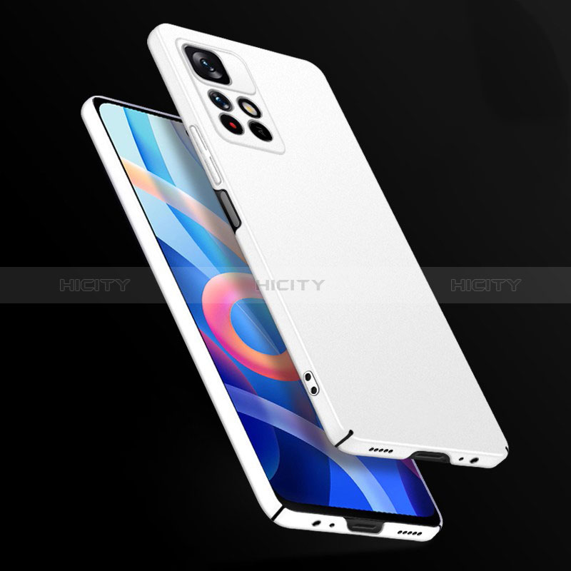 Custodia Plastica Rigida Cover Opaca YK1 per Xiaomi Poco M4 Pro 5G Bianco