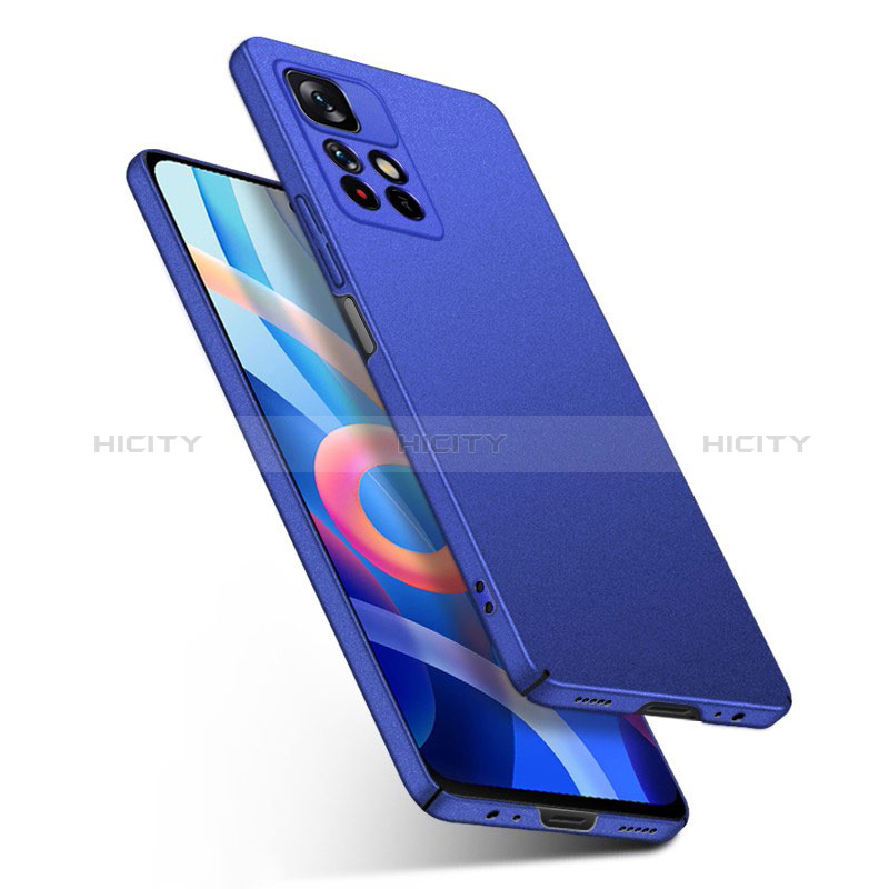 Custodia Plastica Rigida Cover Opaca YK1 per Xiaomi Poco M4 Pro 5G Blu