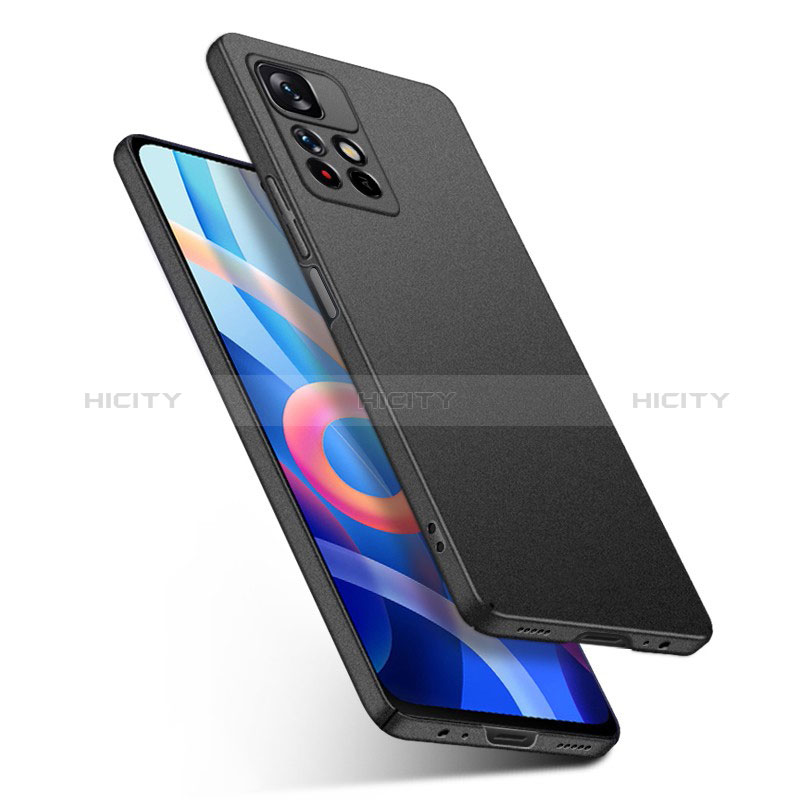 Custodia Plastica Rigida Cover Opaca YK1 per Xiaomi Redmi Note 11S 5G Nero