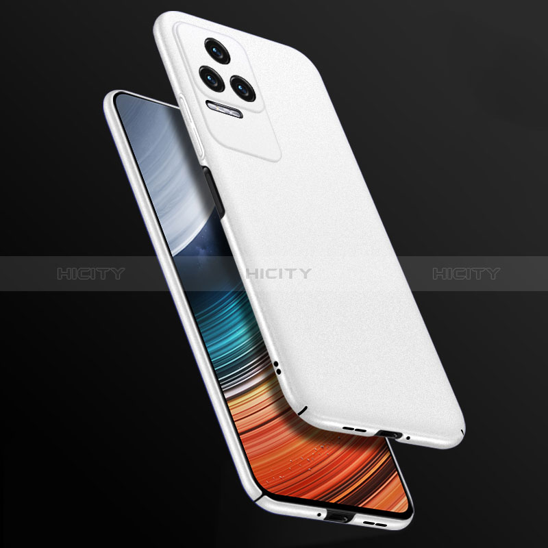 Custodia Plastica Rigida Cover Opaca YK2 per Xiaomi Poco F4 5G Bianco