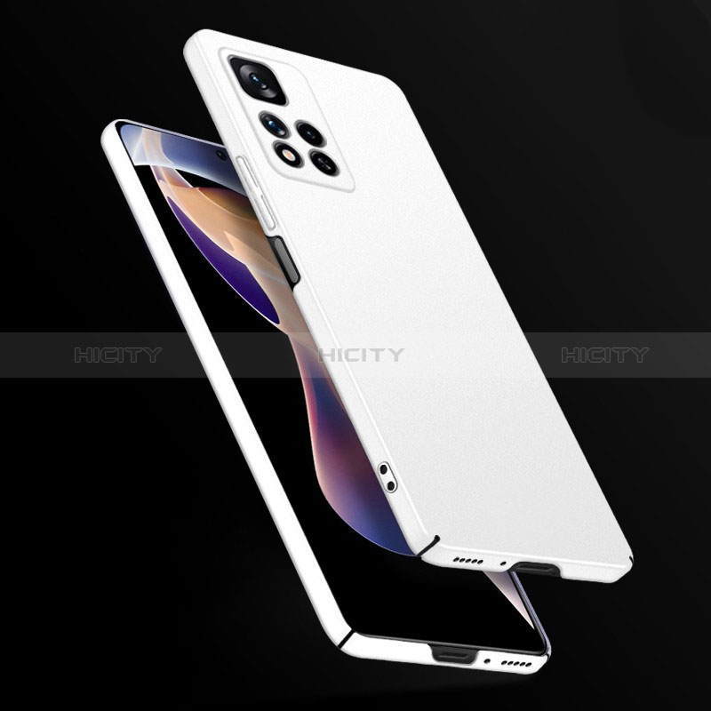 Custodia Plastica Rigida Cover Opaca YK2 per Xiaomi Redmi Note 11 Pro+ Plus 5G Bianco