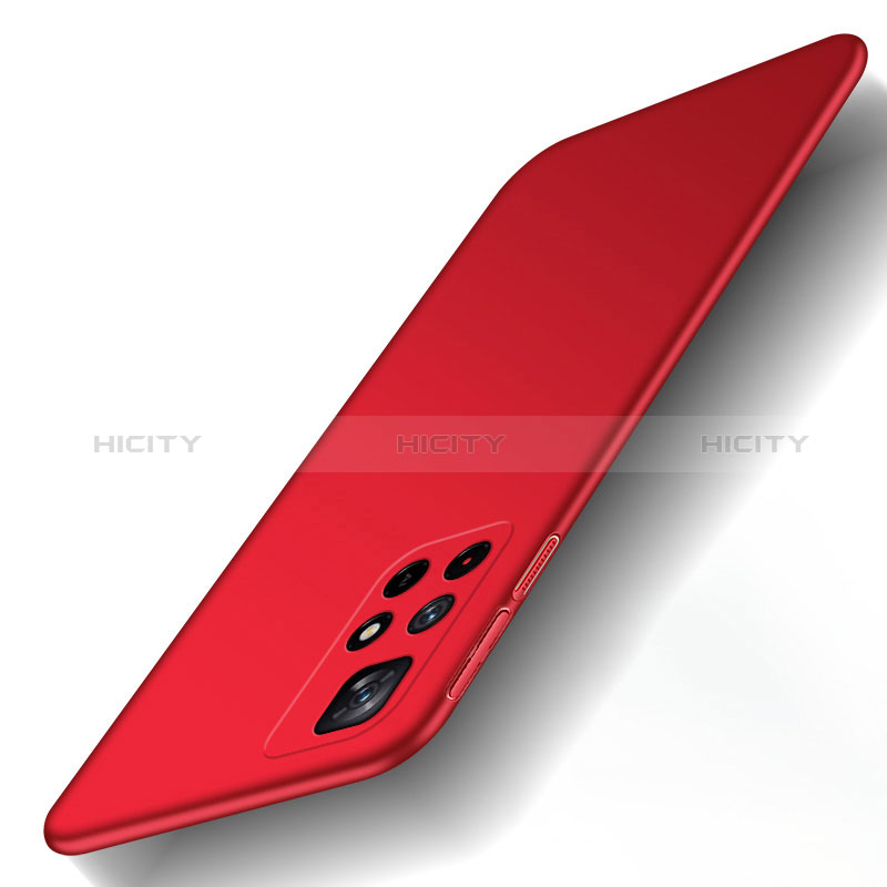 Custodia Plastica Rigida Cover Opaca YK2 per Xiaomi Redmi Note 11T 5G Rosso