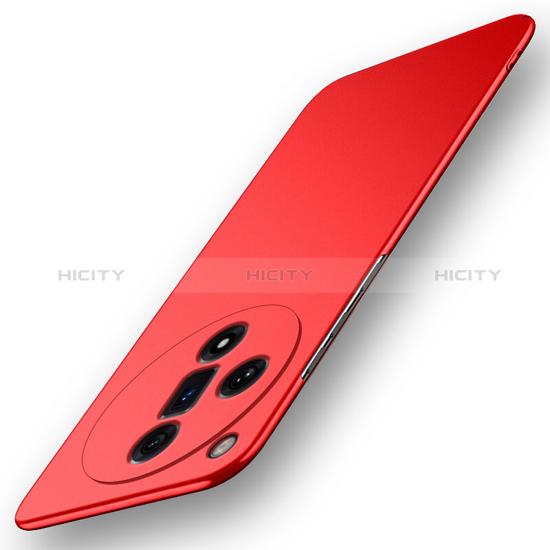 Custodia Plastica Rigida Cover Opaca YK3 per Oppo Find X7 Ultra 5G Rosso