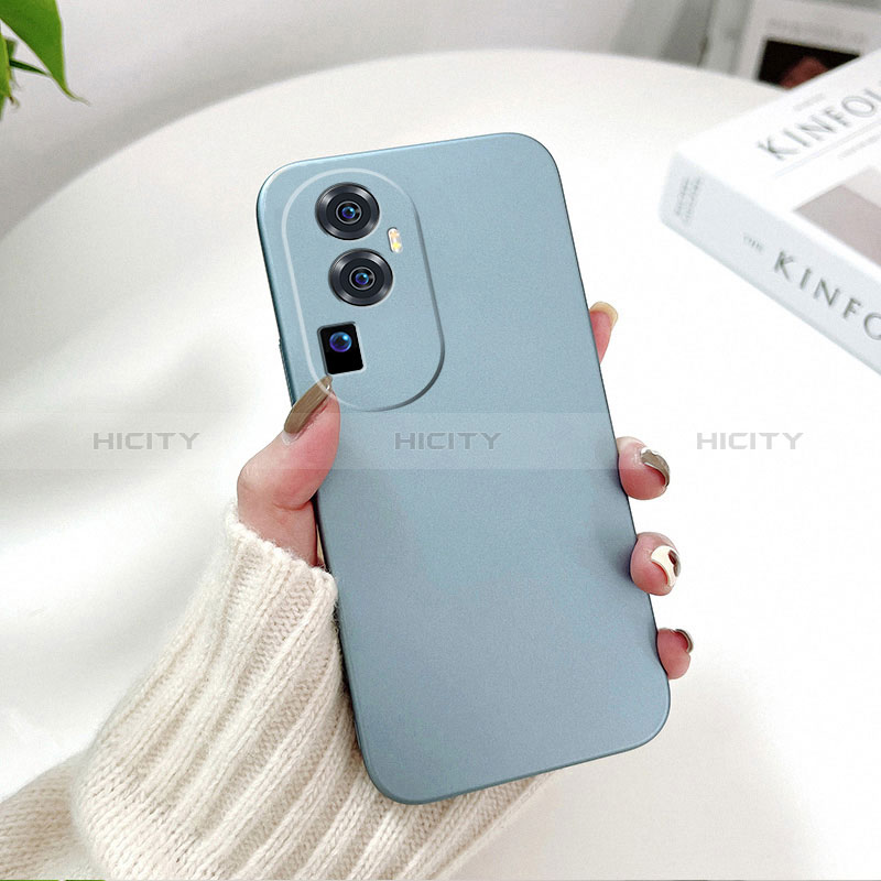 Custodia Plastica Rigida Cover Opaca YK3 per Oppo Reno10 Pro+ Plus 5G Cielo Blu