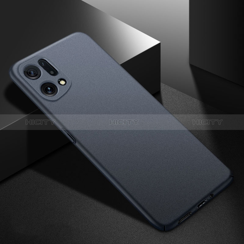 Custodia Plastica Rigida Cover Opaca YK4 per Oppo Find X5 5G Grigio