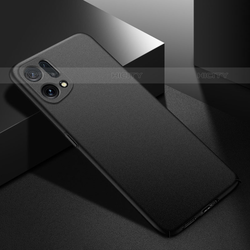 Custodia Plastica Rigida Cover Opaca YK4 per Oppo Find X5 Pro 5G Nero