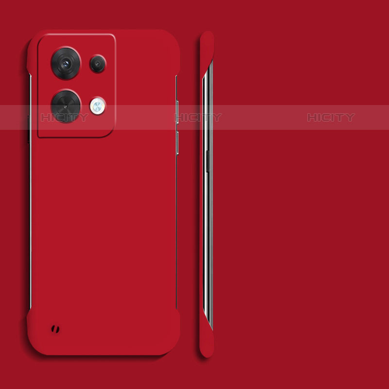 Custodia Plastica Rigida Cover Opaca YK4 per Oppo Reno8 Pro 5G Rosso