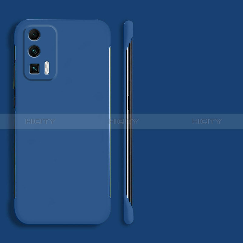 Custodia Plastica Rigida Cover Opaca YK4 per Xiaomi Poco F5 Pro 5G Blu