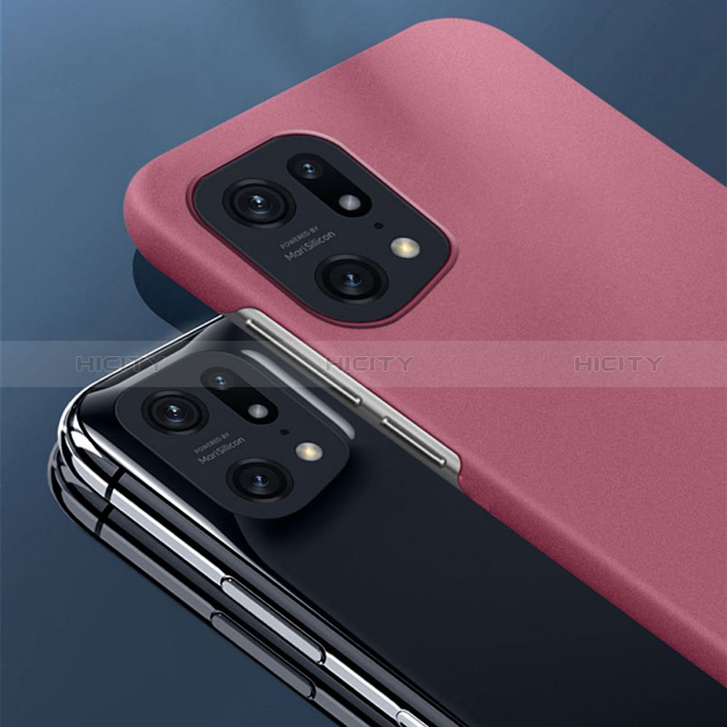 Custodia Plastica Rigida Cover Opaca YK5 per Oppo Find X5 5G