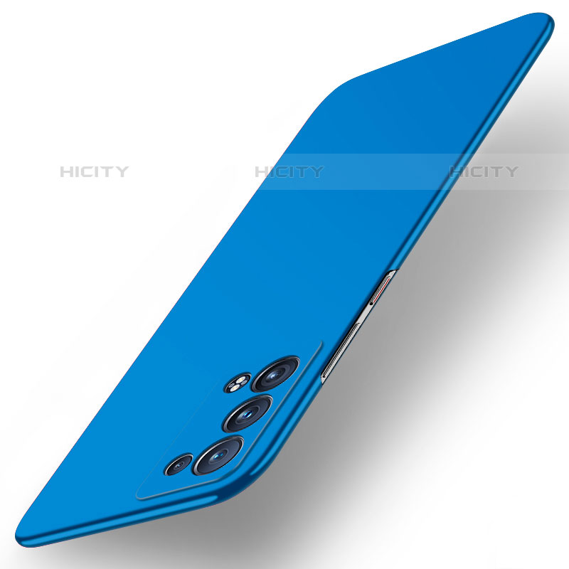 Custodia Plastica Rigida Cover Opaca YK5 per Oppo Reno6 Pro+ Plus 5G Blu