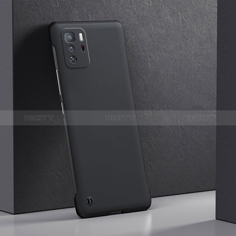 Custodia Plastica Rigida Cover Opaca YK5 per Xiaomi Redmi Note 10 Pro 5G Nero