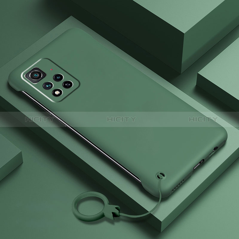 Custodia Plastica Rigida Cover Opaca YK5 per Xiaomi Redmi Note 11 Pro+ Plus 5G Verde