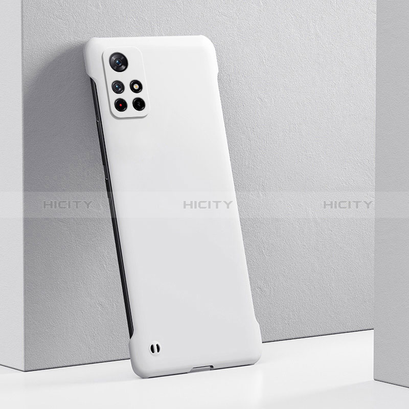 Custodia Plastica Rigida Cover Opaca YK5 per Xiaomi Redmi Note 11S 5G Bianco