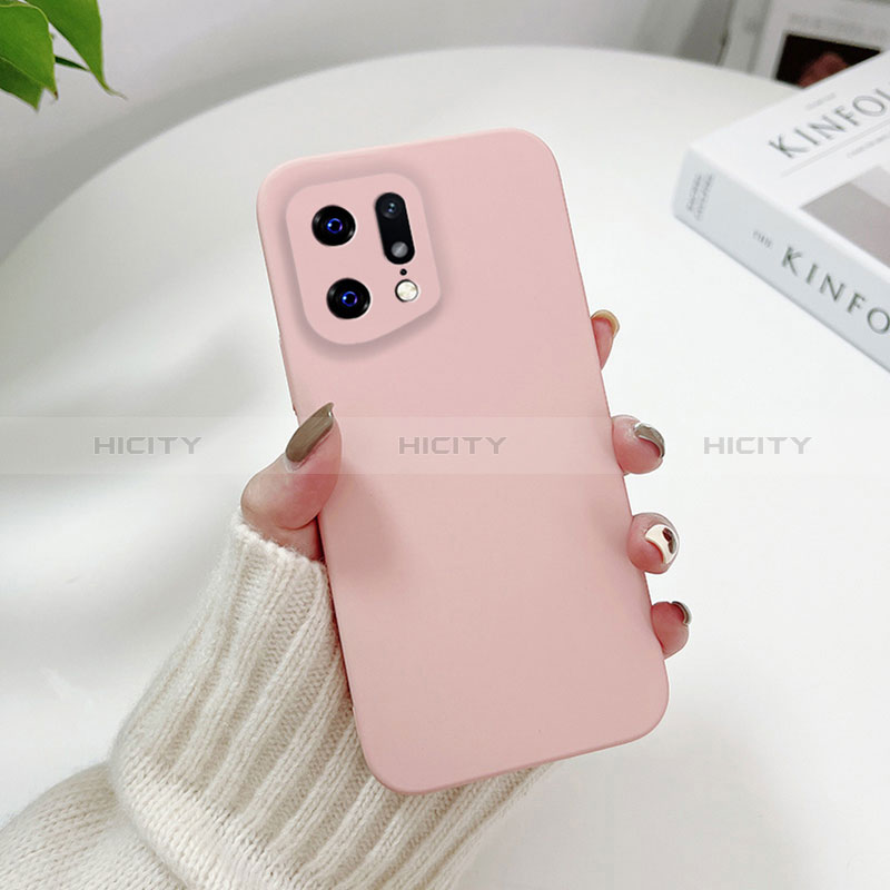 Custodia Plastica Rigida Cover Opaca YK6 per Oppo Find X5 5G Rosa