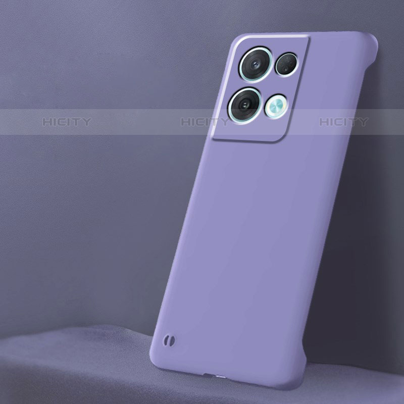 Custodia Plastica Rigida Cover Opaca YK6 per Oppo Reno8 Pro 5G Viola