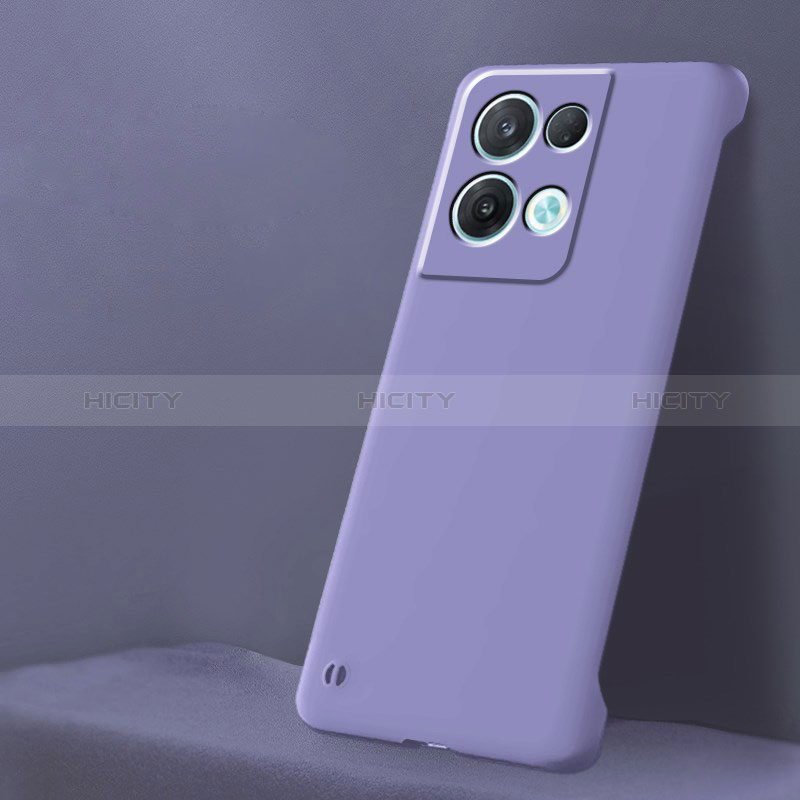 Custodia Plastica Rigida Cover Opaca YK6 per Oppo Reno9 Pro+ Plus 5G Viola